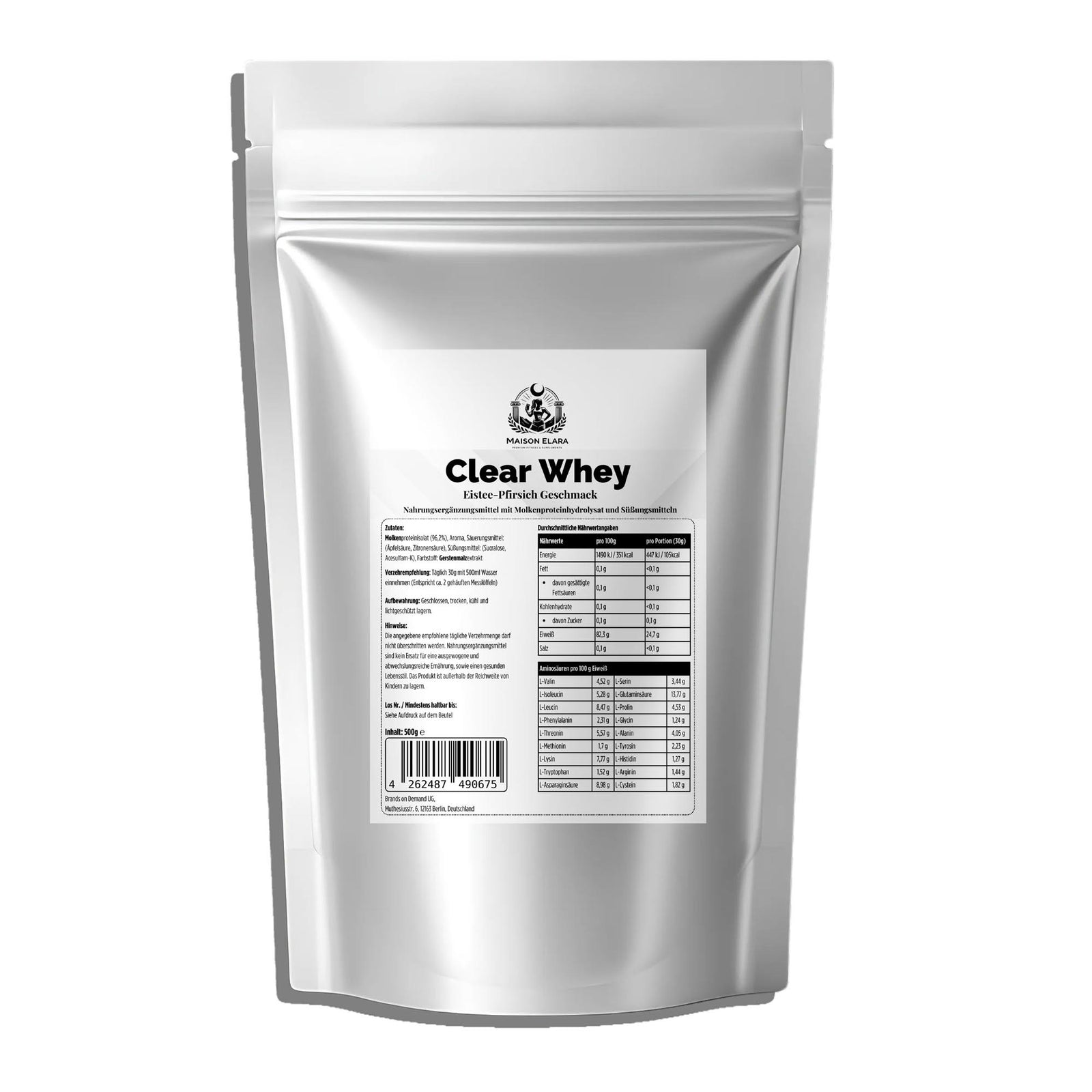 Clear Whey Protein Eistee Pfirsich - 500g