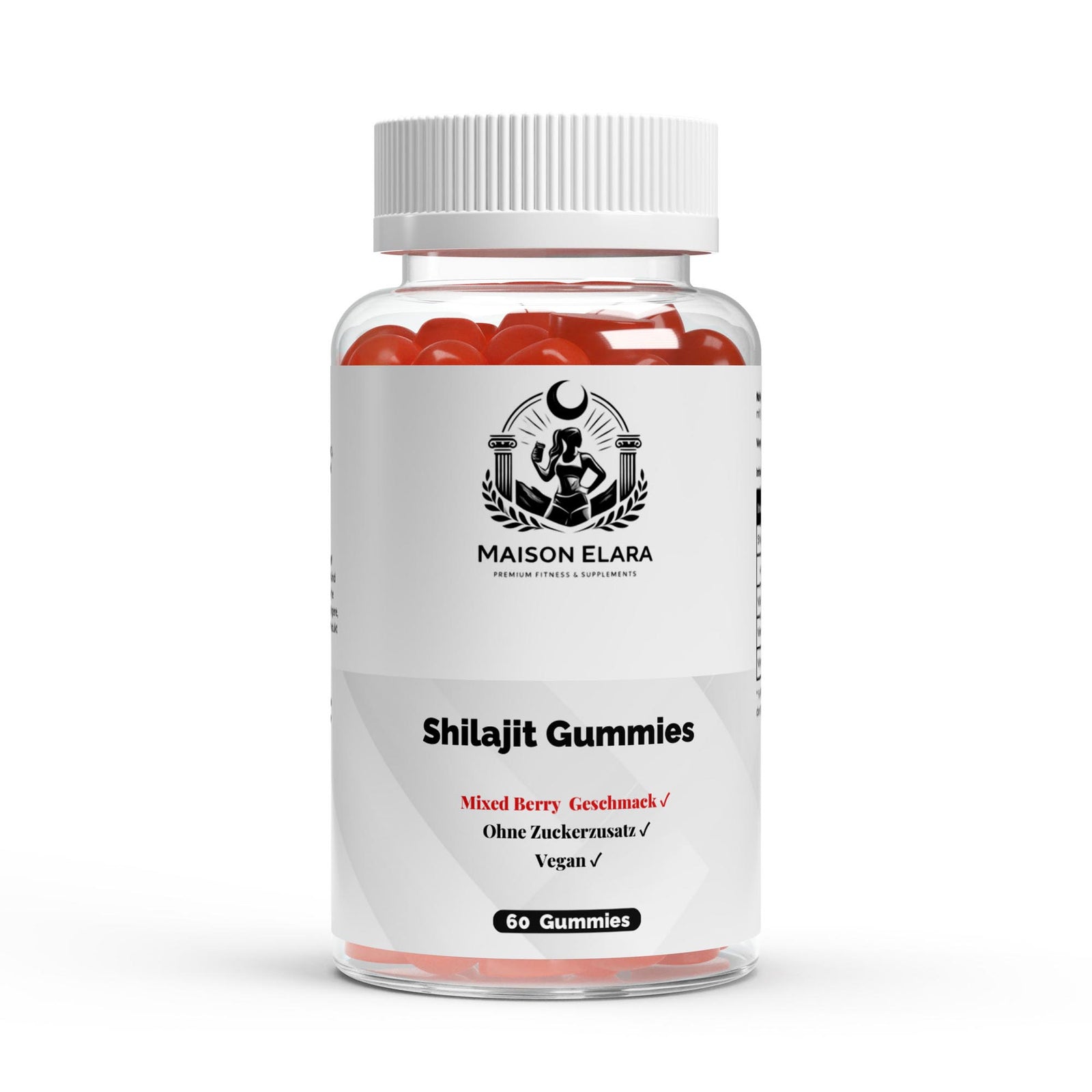 Premium Shilajit Gummies 1000 + Vitamin C,B6, B12 - 60 Stk